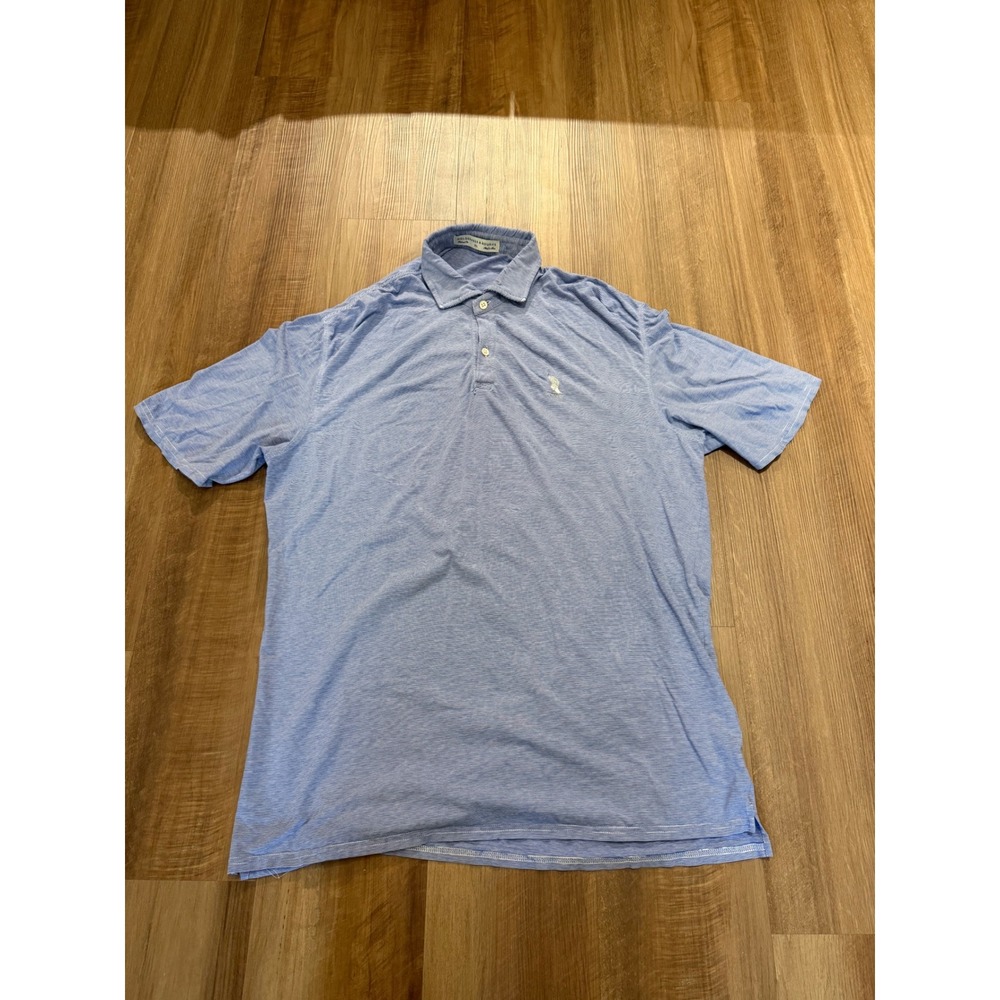 Holderness & Bourne Hunter Polo Mens XL Blue White Stripe NYAC HB2170.452